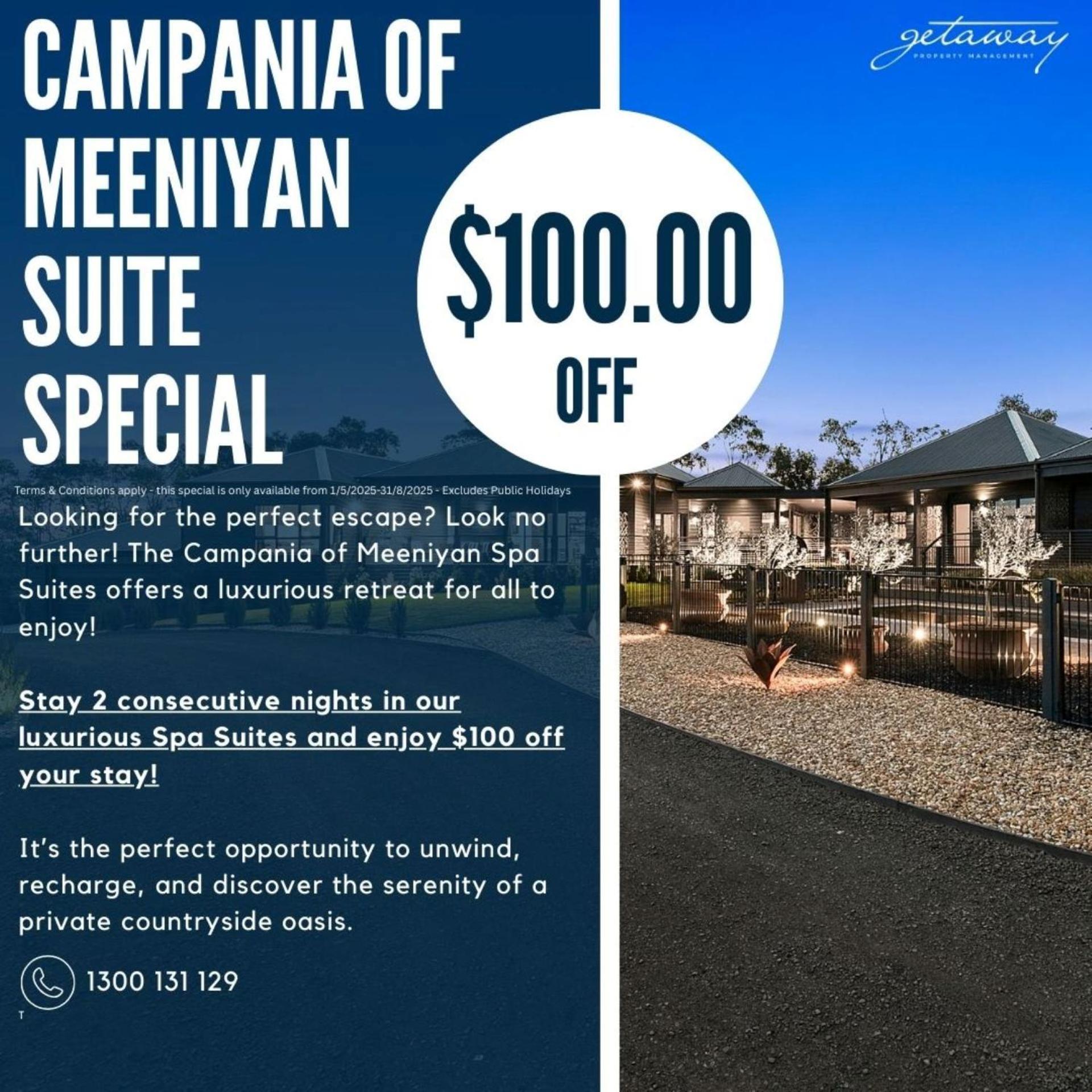 Campania Non Spa Suite Meeniyan Bagian luar foto